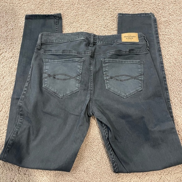 Women's ABERCROMBIE & FITCH New York Gray Denim Jeans - Picture 8 of 9